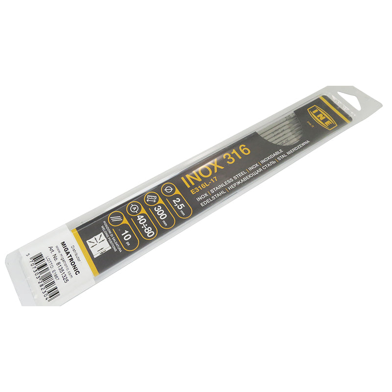 INOX316RLC 2.0X300 BLISTER 12PC