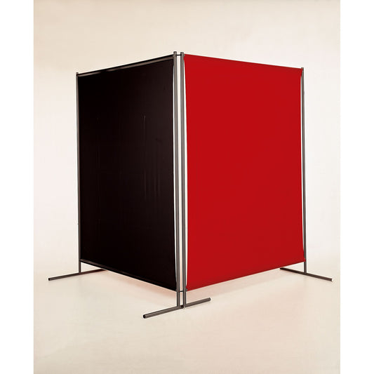 Welding curtain with stand