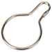 Metal ring for curtains