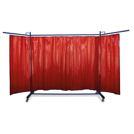 Mobile welding curtain