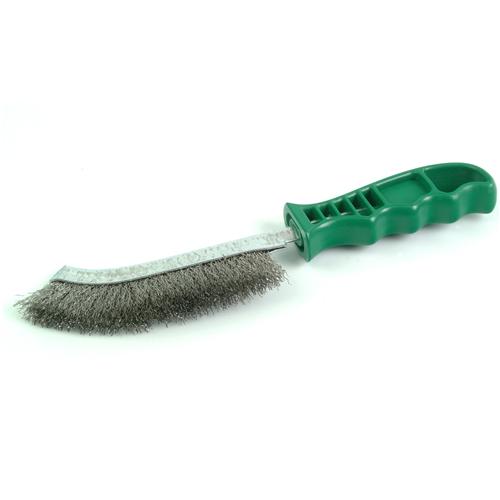 Wire brush for stainless steel/aluminum